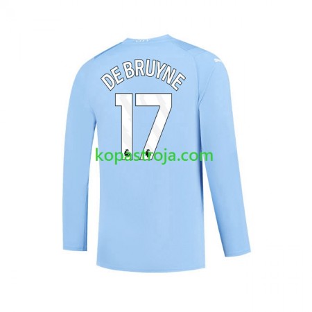 Billiga Fotbollströjor Manchester City Kevin De Bruyne 17 Hemma tröja 2023/24 Långärmad